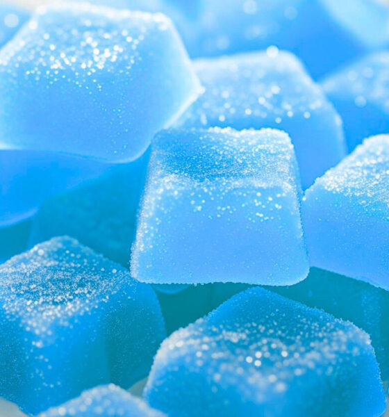 Sour Blue Raspberry Gummies - 300mg - Image 3