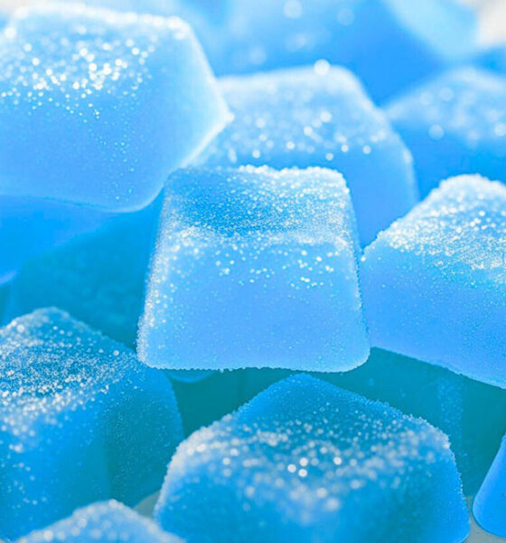 Sour Blue Raspberry Gummies - 300mg