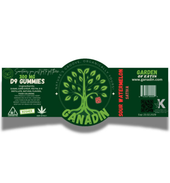 Sour Watermelon Gummies - 300mg - Image 2